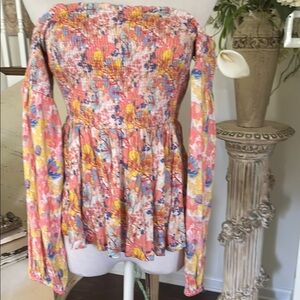 Floral Off-Shoulder Blouse NWT
